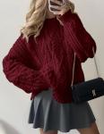 PRETTYGARDEN Women's Oversized Cable Knit Sweater