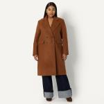 Women's Relaxed-Fit Longline Wool Blend Coat