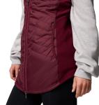 Columbia Women's Long Vest II in Rich Wine