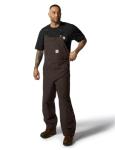 Carhartt Men's Insulated Duck Bib Overalls, Dark Brown