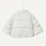 Sofia Grainge Baby Girls' Puffer Jacket, Ivory Blue
