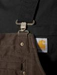 Carhartt Men's Insulated Duck Bib Overalls, Dark Brown