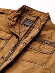 Levi's Men's Washed Cotton Military Jacket - Worker Brown