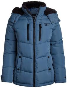 Reebok Women's Heavyweight Puffer Jacket with Fur Hood