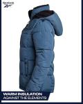 Reebok Women's Heavyweight Puffer Jacket with Fur Hood