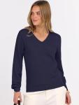 ANRABESS Women's Casual V-Neck Long Sleeve Sweater