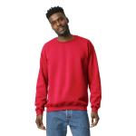 Gildan Fleece Crewneck Sweatshirt, Red, Large