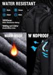 Men's Water-Resistant Winter Jacket with Hood