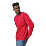 Gildan Fleece Crewneck Sweatshirt, Red, Large