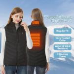 CHANGEOWN Women’s Lightweight Heated Vest, 2 Zones