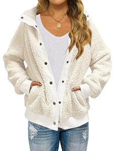 Women’s Fleece Sherpa Jacket with Pockets