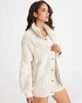 Women’s Fleece Sherpa Jacket with Pockets