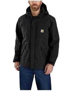 Carhartt Men's Heavyweight Storm Defender Jacket, Black