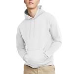 Hanes Men's EcoSmart White Pullover Hoodie, X Large