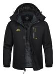 Men’s Waterproof Fleece Winter Jacket with Hood