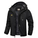 Men's Waterproof Ski Jacket with Fleece Lining