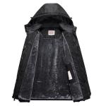 Men's Waterproof Ski Jacket with Fleece Lining