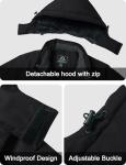 Men’s Waterproof Fleece Winter Jacket with Hood