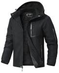 Men's Waterproof Ski Jacket with Hood