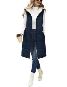 Jyanl Women's Warm Sleeveless Fleece Vest Jacket