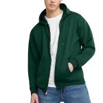Hanes Men's Eco-Smart Full-Zip Hoodie - Deep Forest