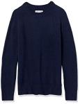 Women's Soft Touch Long-Sleeve Crewneck Sweater – Navy