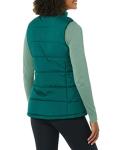 Women's Dark Green Mid-Weight Puffer Vest