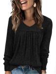 Trendy Long Sleeve Sweater Tops for Teachers