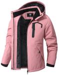 Women's Waterproof Ski Jacket with Hood