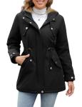 Women’s Warm Fleece Hooded Parka Jacket