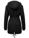 Women’s Warm Fleece Hooded Parka Jacket