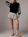 Yeokou Women's Oversized Striped Pullover Sweater