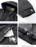 Flygo Men's Insulated Hooded Puffer Jacket