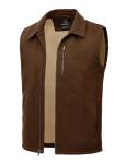 Men's Lightweight Warm Sherpa Fleece Winter Vest