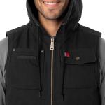 Wrangler Men's Duck Work Vest, Black, 3X-Large