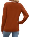 Trendy Women's V Neck Crochet Knit Sweater