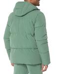 Men's Hooded Mid-Length Puffer Coat, Sage Green
