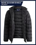 Reebok Boys Black Lightweight Insulated Winter Coat