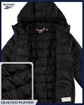 Reebok Boys Black Lightweight Insulated Winter Coat