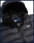 Reebok Boys Black Lightweight Insulated Winter Coat