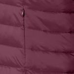 Lightweight Water-Resistant Burgundy Packable Puffer Vest