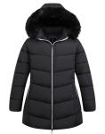 Plus Size Women's Waterproof Winter Puffer Jacket