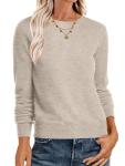 ANRABESS Women's Light Knit Loose Fit Pullover