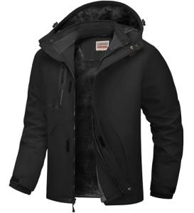 WULFUL Men's Waterproof Winter Ski Jacket