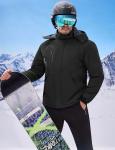WULFUL Men's Waterproof Winter Ski Jacket