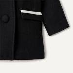 Sofia Grainge Toddler Girls' Black Wool Blend Coat