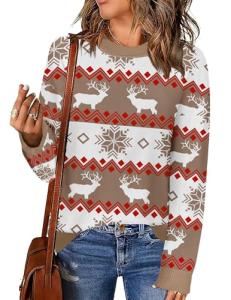 Zeagoo Women's Long Sleeve Knit Pullover Sweater