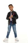Spider-Man Boys Faux Leather Moto Jacket Black