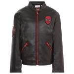 Spider-Man Boys Faux Leather Moto Jacket Black