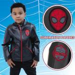 Spider-Man Boys Faux Leather Moto Jacket Black